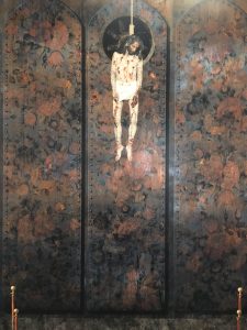 Siamak Shan, part of his Execution triptych, from his Underground series 