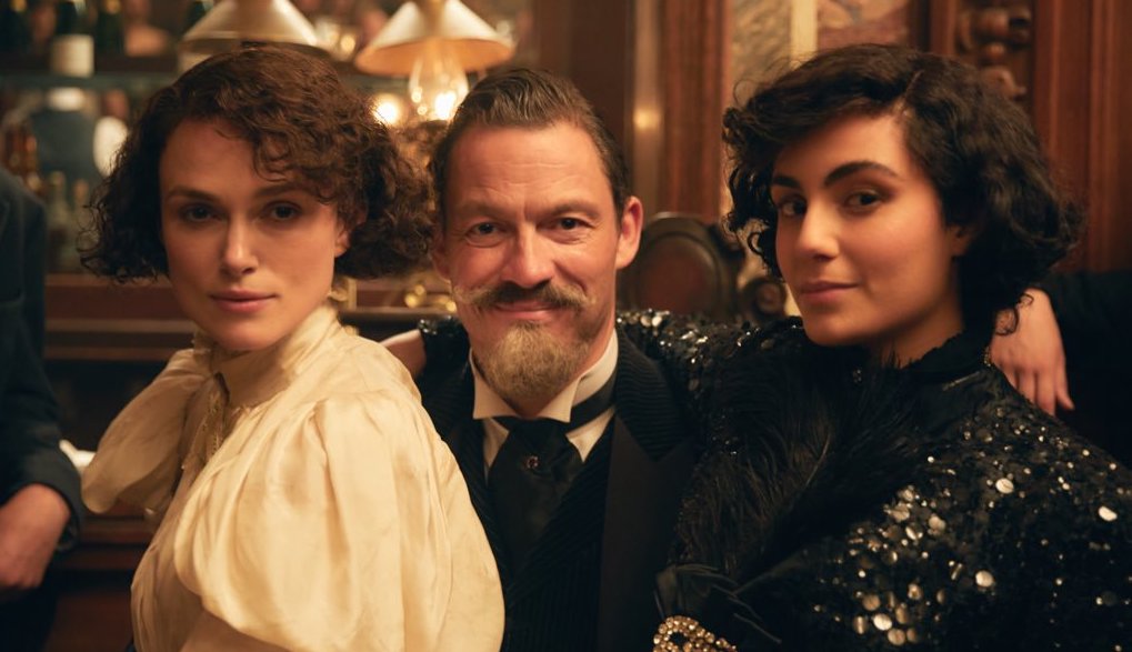 Keira Knightley, Dominic West, and Aiysha Hart in Colette (2018)