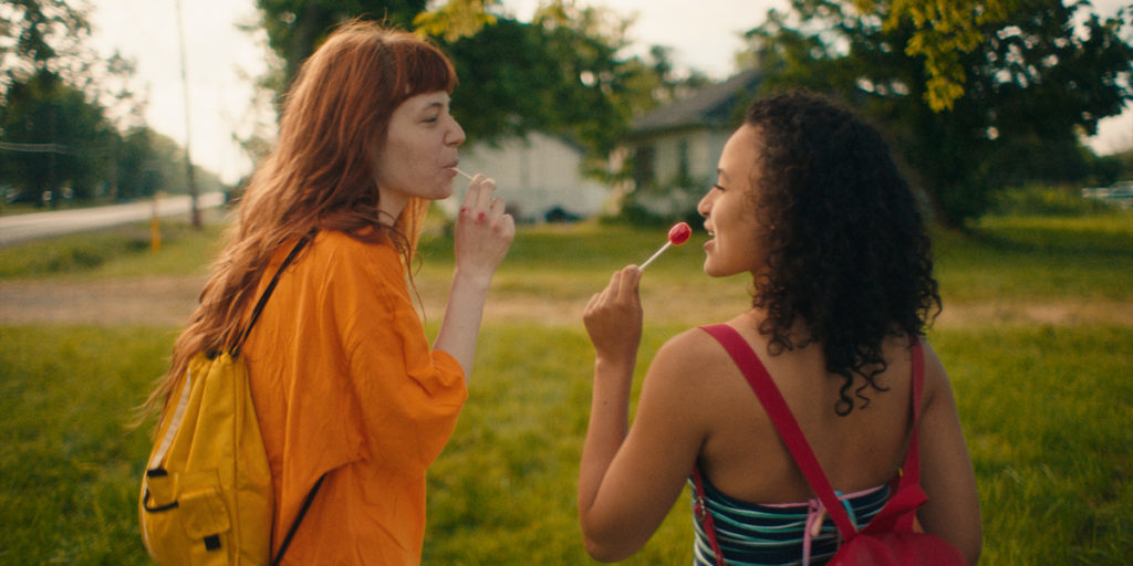 Michaela Kurimsky and Karena Evans in Firecrackers, reviewed at Riot Material, LA's premier magazine for art and film.