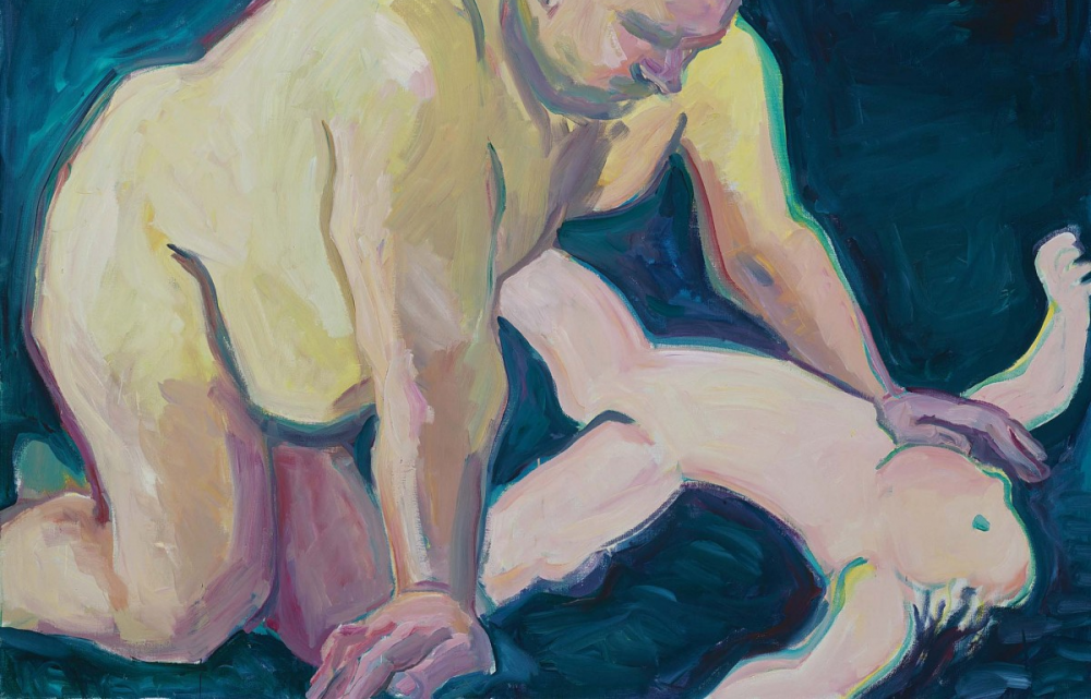 Maria Lassnig's Bugbear (detail).