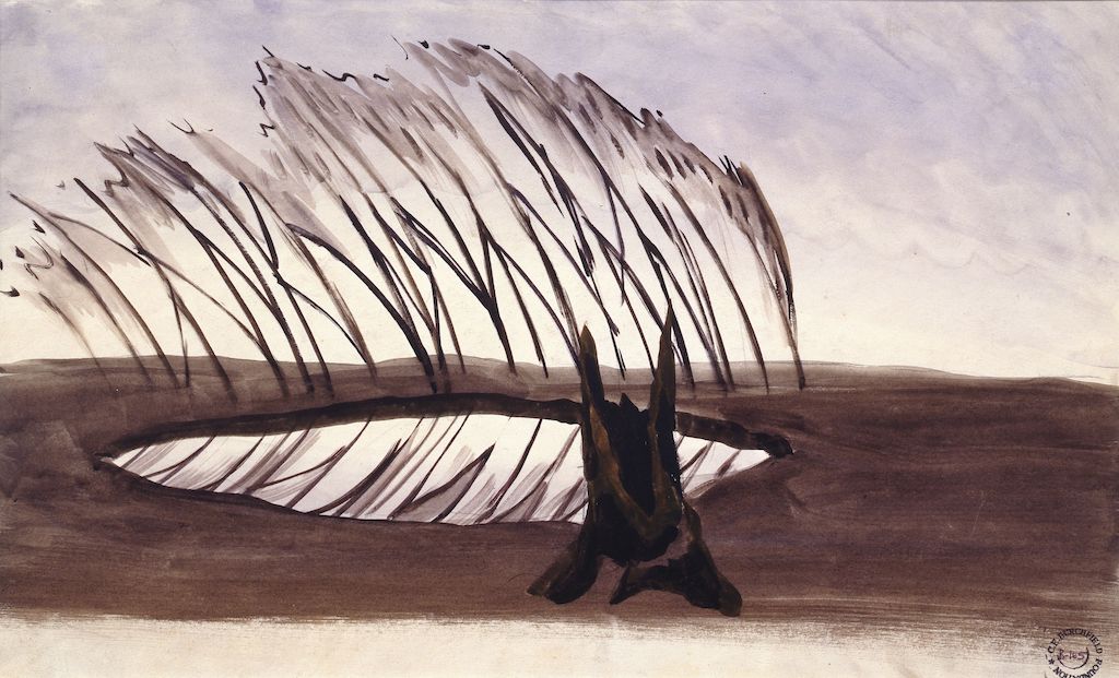 Charles Burchfield, Solitude, at DC Moore, is reviewed at Riot Material magazine.