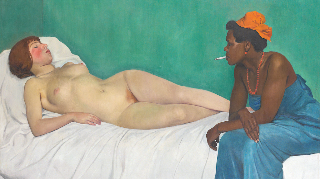 Félix Vallotton, The White and the Black, 1913. The Met's "Painter of Disquiet is reviewed at Riot Material magazine.
