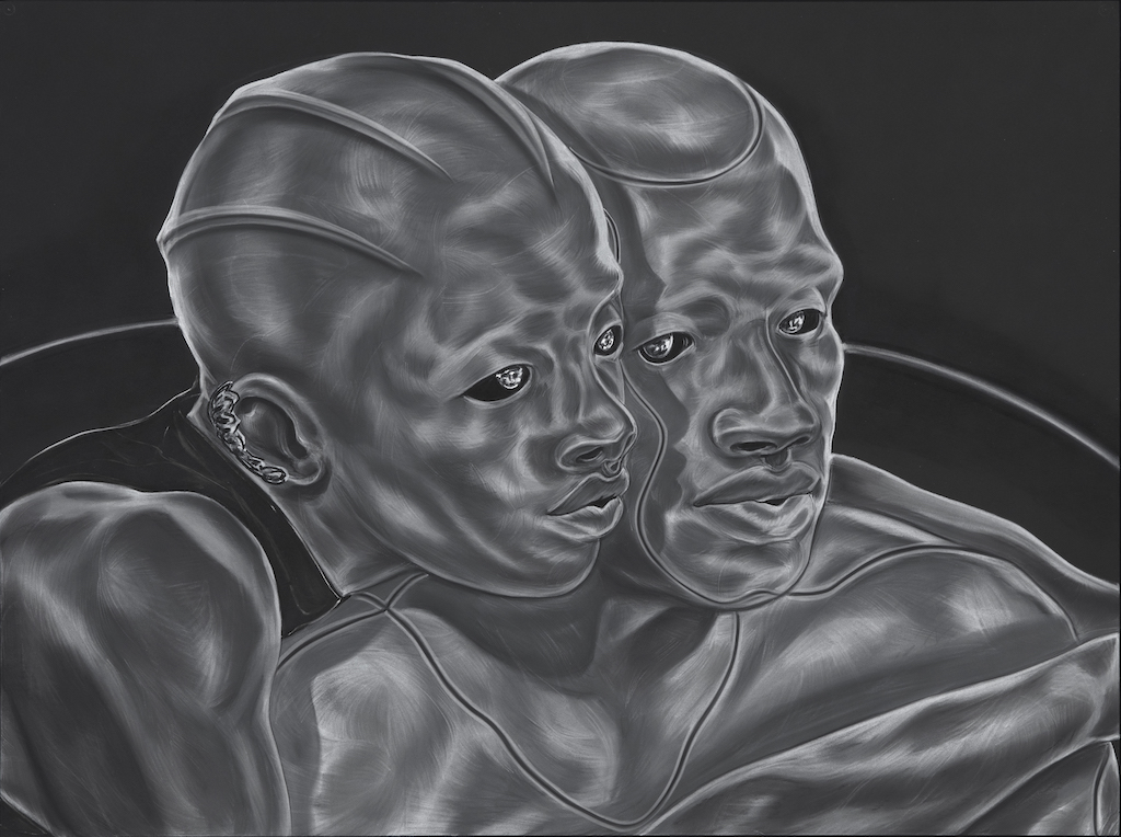 Toyin Ojih Odutola's wonderful exhibition, A Countervailing Theory, at Barbican Centre, London, is reviewed at Riot Material Magazine