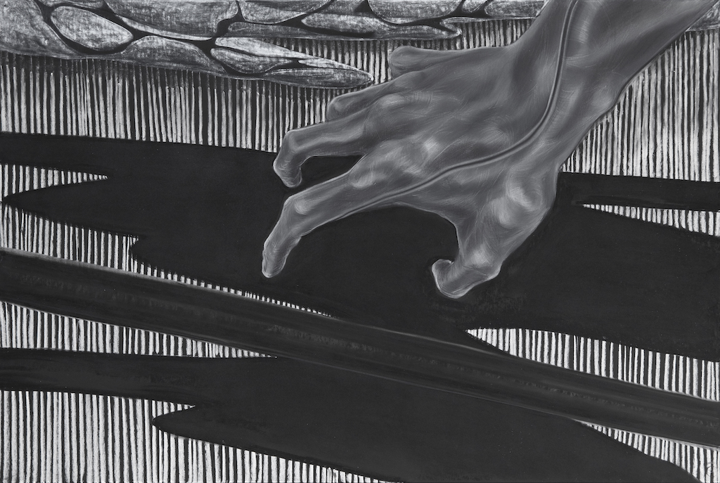 Toyin Ojih Odutola's wonderful exhibition, A Countervailing Theory, at Barbican Centre, London, is reviewed at Riot Material Magazine
