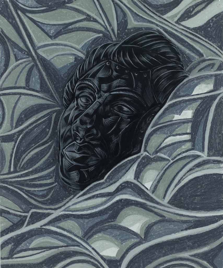 Toyin Ojih Odutola's wonderful exhibition, A Countervailing Theory, at Barbican Centre, London, is reviewed at Riot Material Magazine