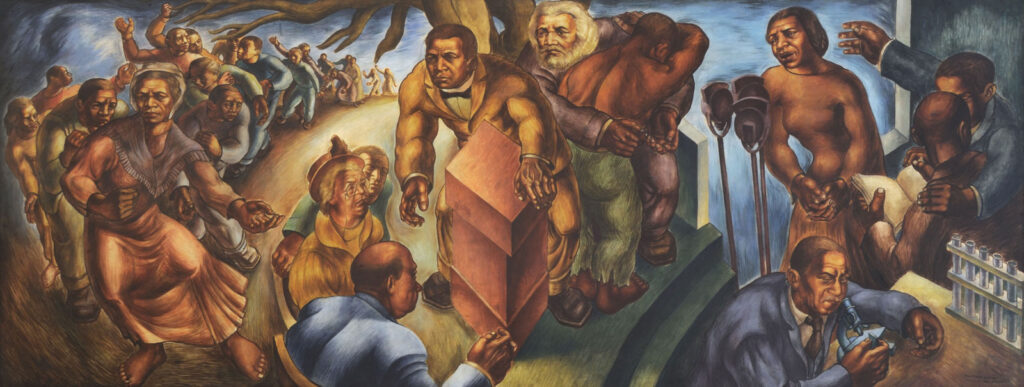 Charles White Progress of the American Negro Five Great American Negroes, 1939–1940