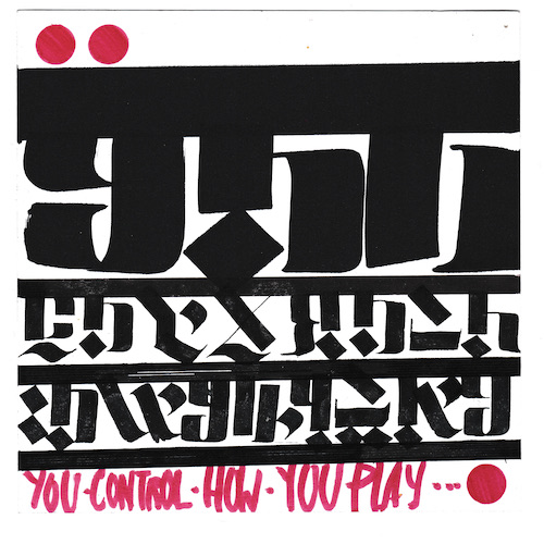 You Control How You Play, by David D. Oquendo, at Riot Material Magazine.