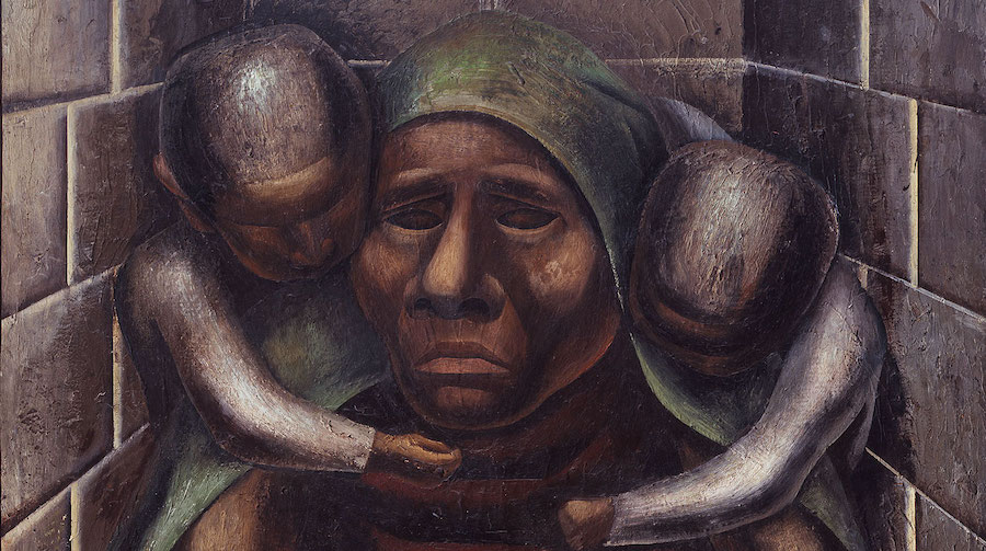 David Alfaro Siqueiros Proletarian Mother (detail), 1929