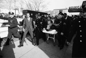 The assassination of Malcolm X.