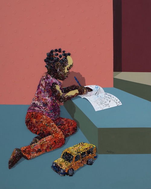 Marcellina Akpojotor’s "Letters and Doodles." A review of her exhibition Daughters of Esan is at Riot Material magazine.