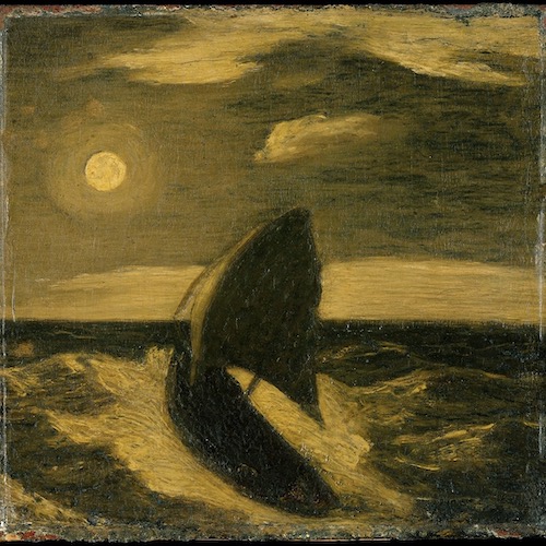 Albert Pinkham Ryder, The Toilers of the Sea ca. 1880–85
