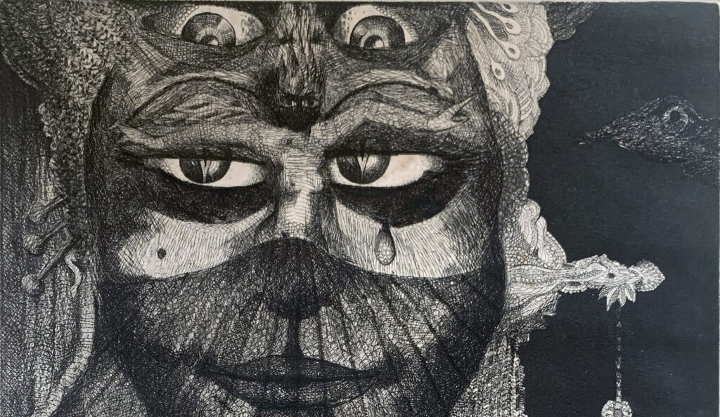 Darcilio Lima Unknown Lithograph, 1972. At Riot Material magazine.