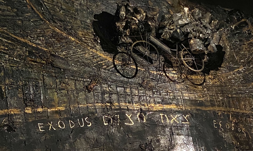 A poetic interpretation of Anselm Kiefer's Exodus, at Los Angeles Marciano Art Foundation, is at Riot Material.